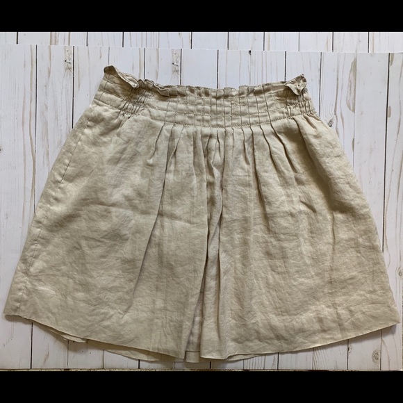 J crew paper bag style skirt size 2 W/ POCKETS - Picture 2 of 6